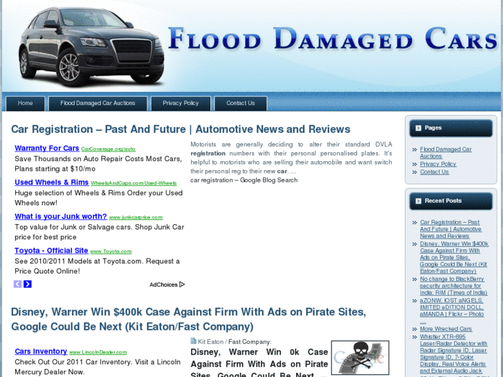 www.flooddamagedcars.net