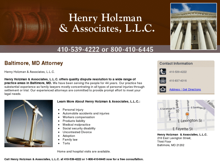 www.henryholzmanpersonalinjuries-workerscomp.com