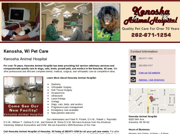 www.kenoshaanimalhospitalwi.com