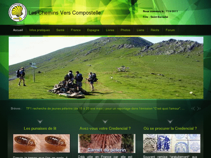 www.lescheminsverscompostelle.com