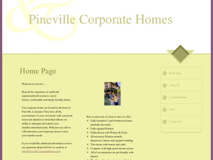 www.pinevillecorporatehomes.com