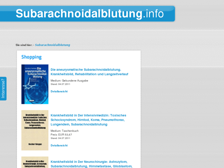 www.subarachnoidalblutung.info