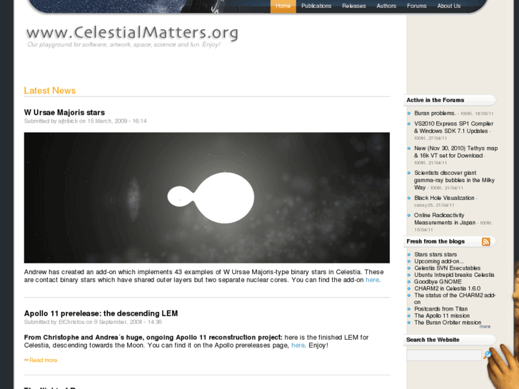 www.celestialmatters.org