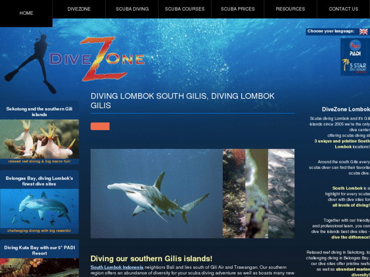 www.divezone-lombok.com