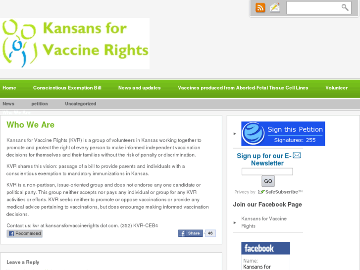 www.kansansforvaccinerights.com