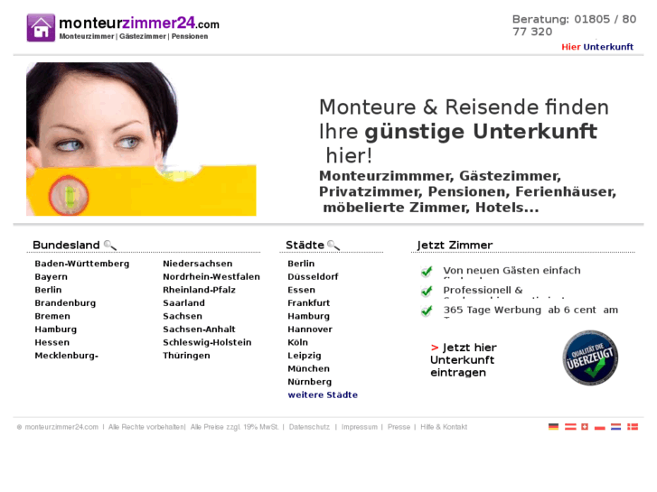 www.monteurzimmer24.com