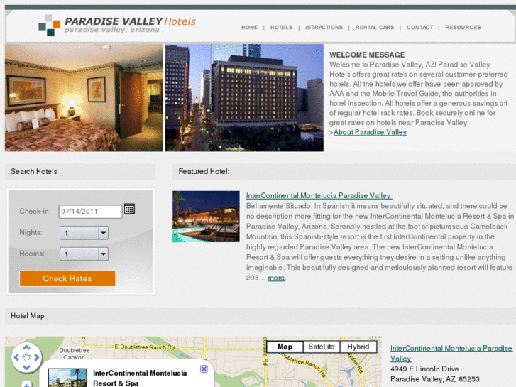 www.paradisevalleyhotels.net