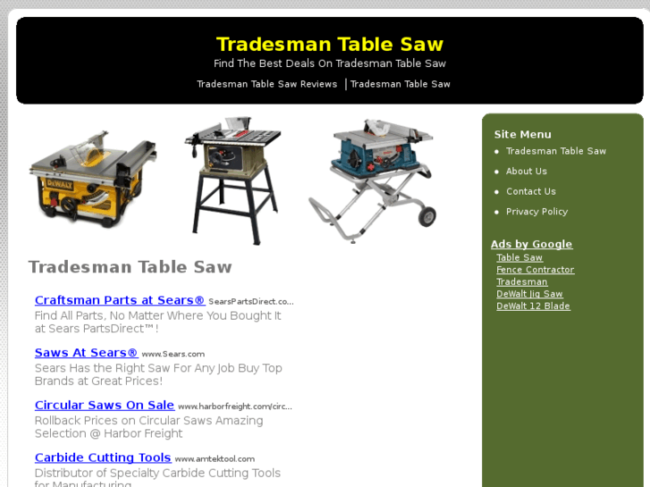 www.tradesmantablesaw.com