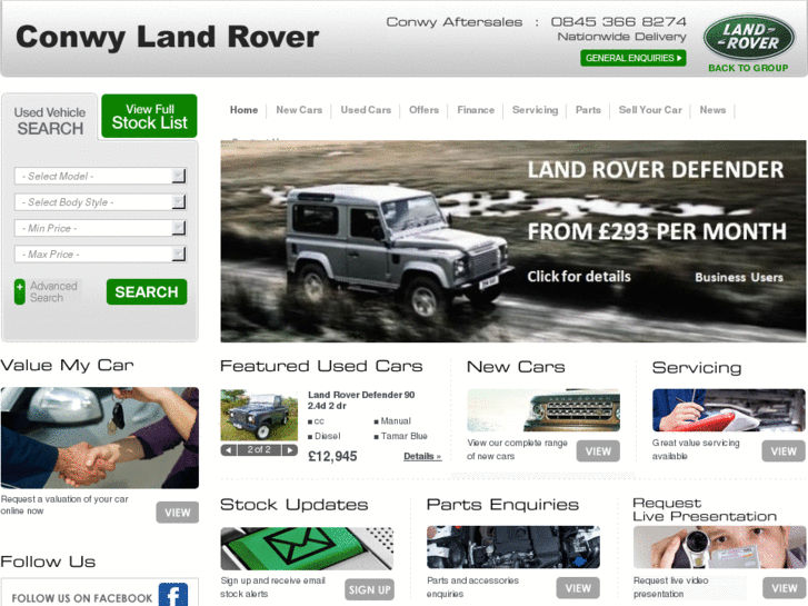 www.conwylandrover.com