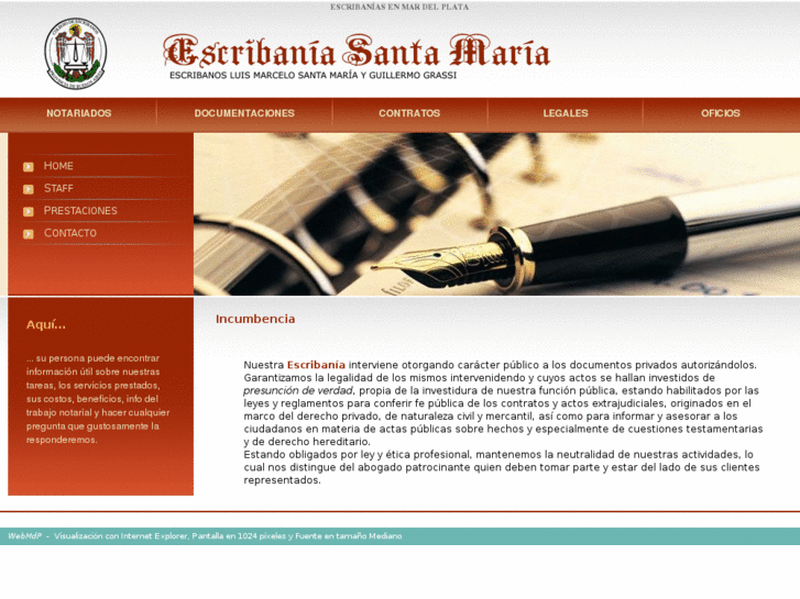 www.escribaniasantamaria.com