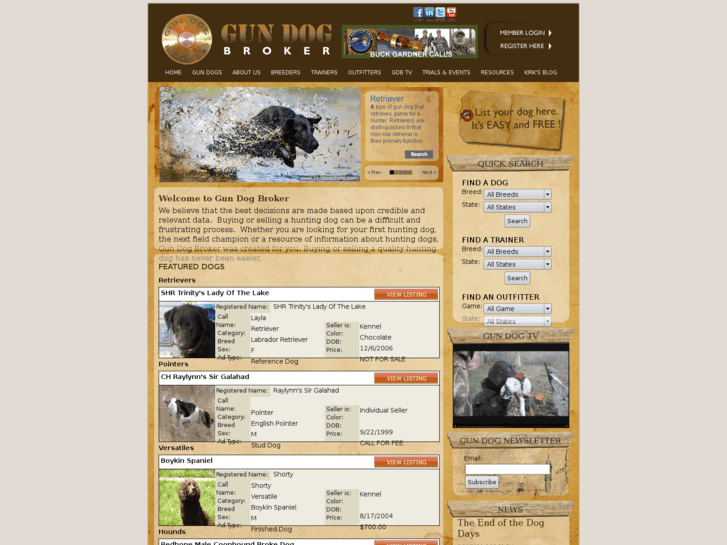 www.gundogbrokertv.com