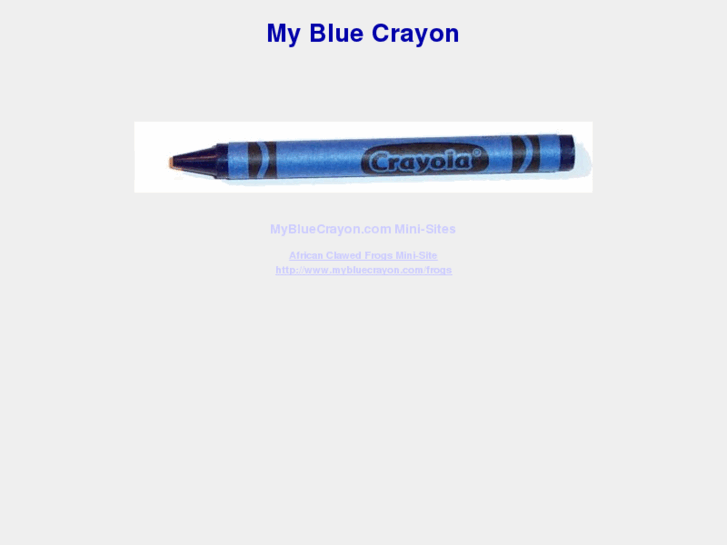 www.mybluecrayon.com