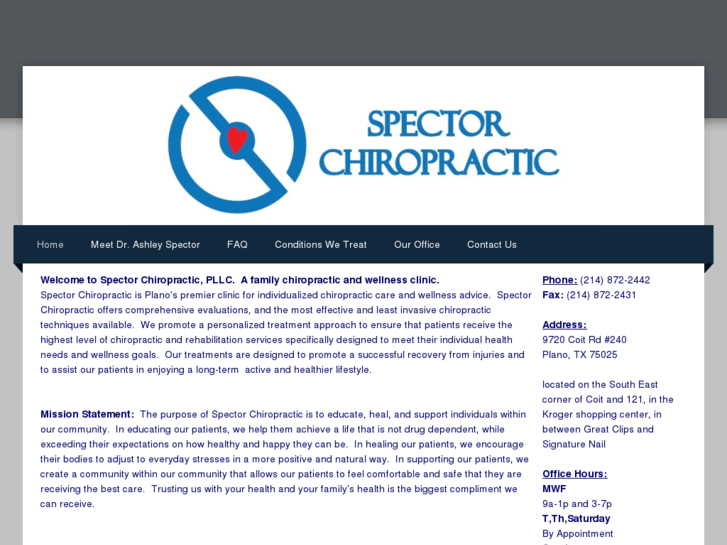 www.spectorchiropracticdfw.com