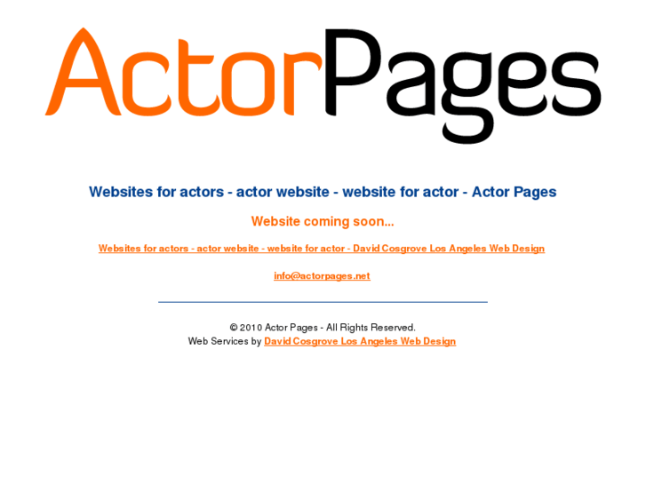 www.actorpages.net