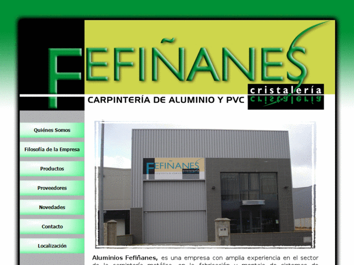 www.aluminiosfefinanes.es