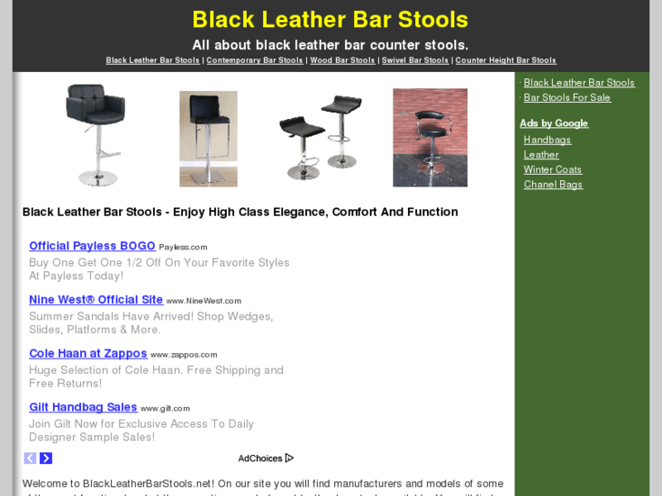 www.blackleatherbarstools.net