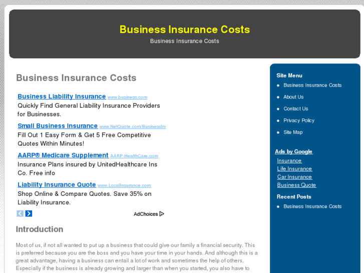 www.businessinsurancecosts.net