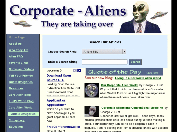 www.corporate-aliens.com