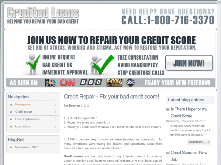 www.creditedloans.com