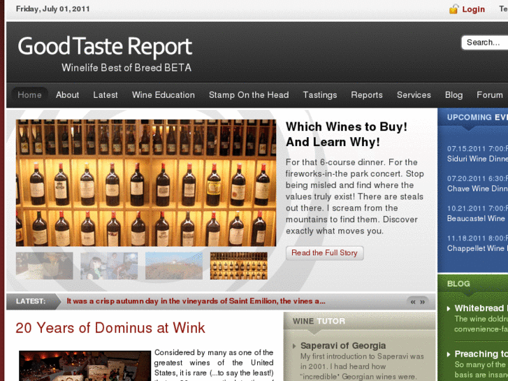 www.goodtastereport.com