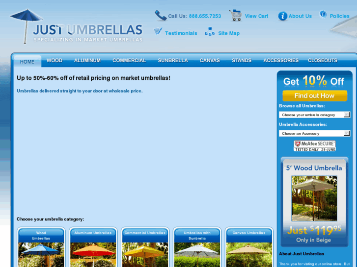 www.just-umbrellas.com