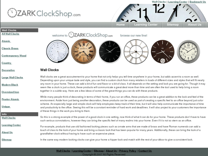 www.ozarkclockshop.com