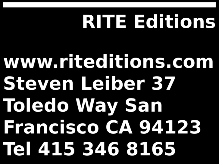 www.riteditions.com