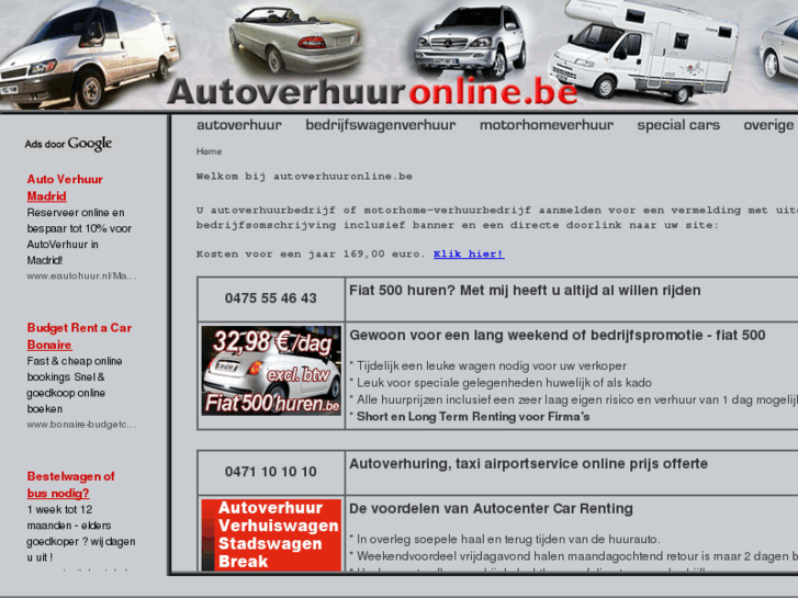 www.autoverhuuronline.be