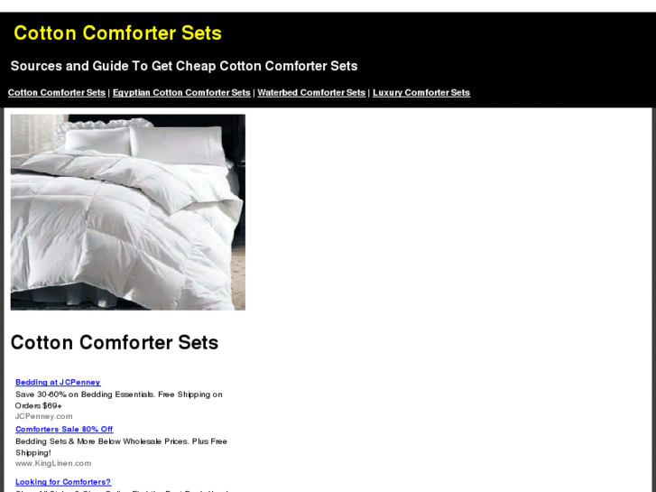 www.cottoncomfortersets.net