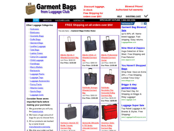 www.garmentbagsonline.net