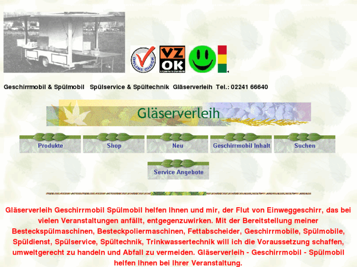 www.glaeserverleih.info