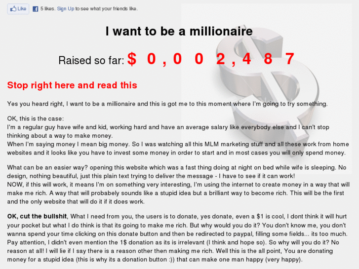 www.iwanttobemillionaire.com