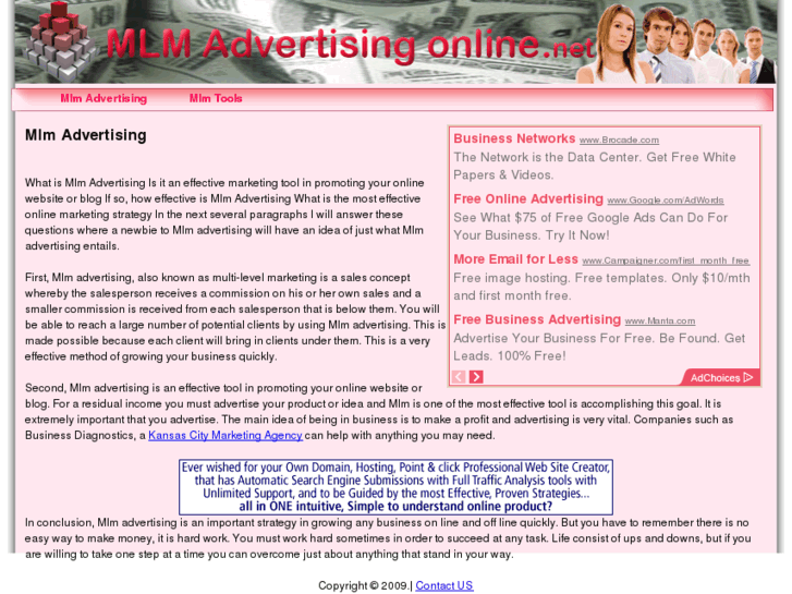 www.mlmadvertisingonline.net