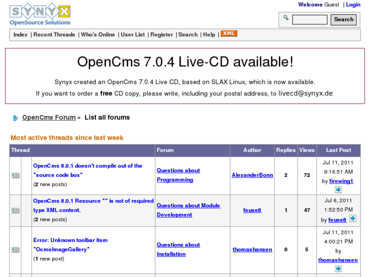 www.opencms-forum.org