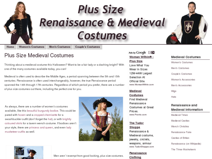 www.plussizemedievalcostumes.net