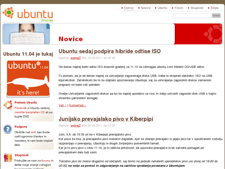 www.ubuntu.si