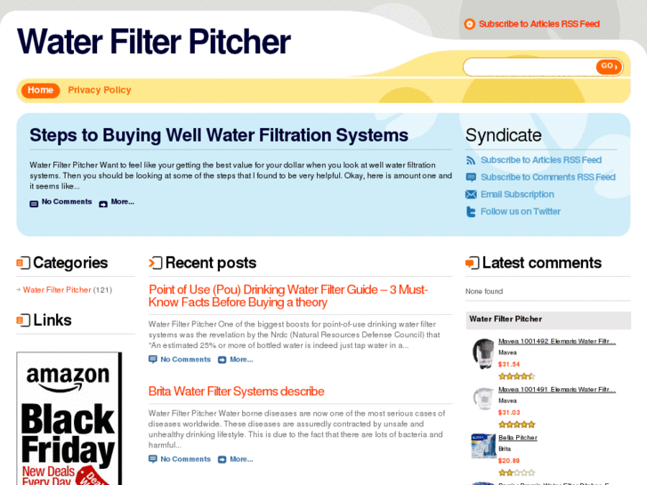 www.waterfilterpitchershop.com