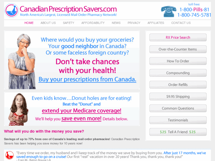 www.canadianprescriptionsavers.com