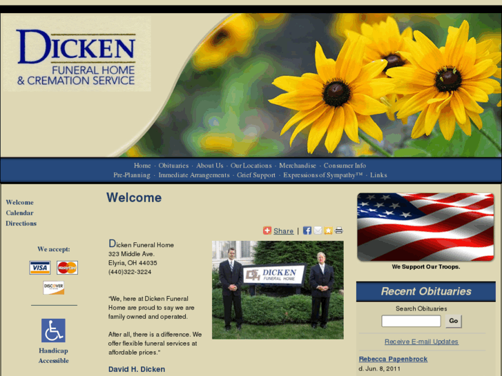 www.dickenfuneralhome.com