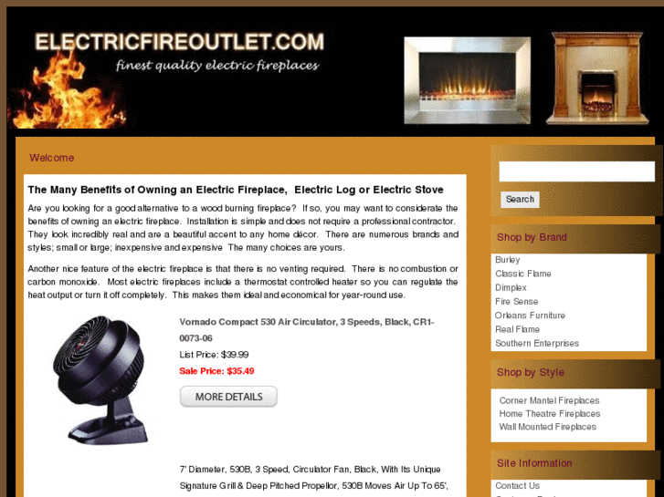 www.electricfireoutlet.com