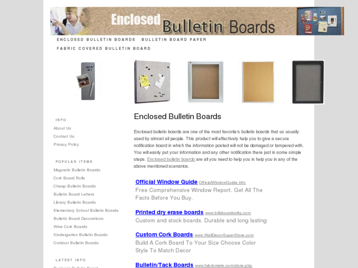 www.enclosedbulletinboards.org