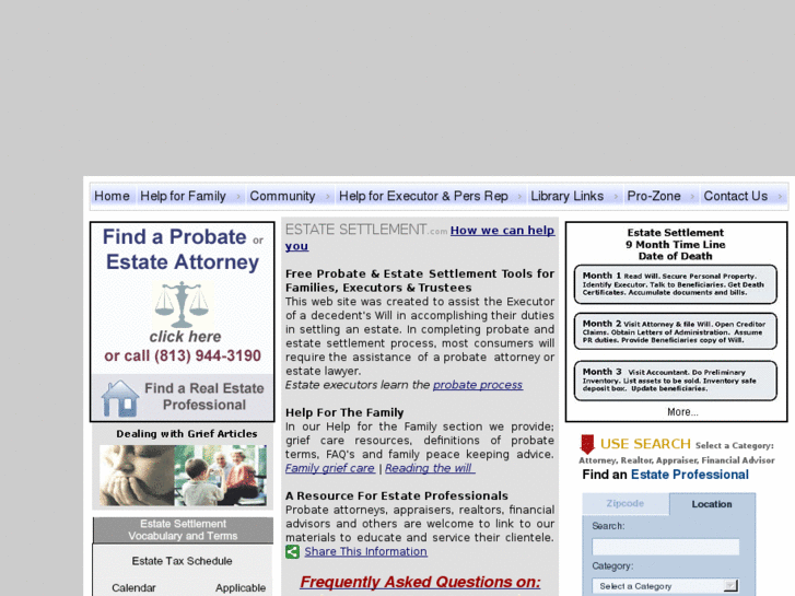 www.estatesettlement.com