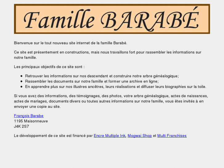 www.famillebarabe.com