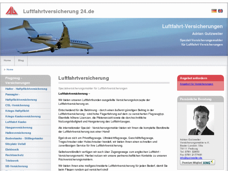 www.flugzeugversicherung24.com