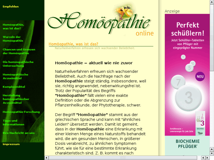 www.homoeopathie.de