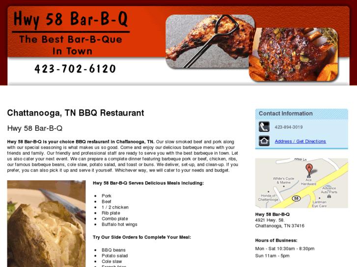 www.hwy58barbque.com