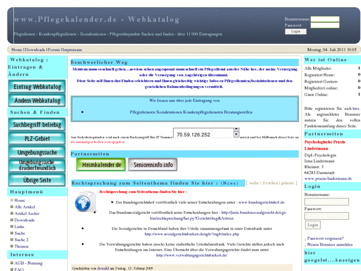 www.pflegekalender.de