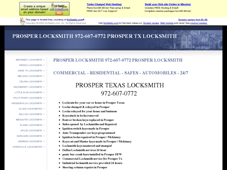 www.prosper-locksmith.com