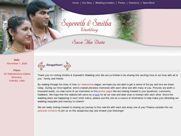 www.supreeth-smitha.com