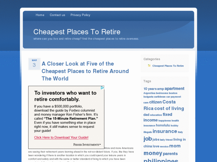 www.cheapestplacesretire.com